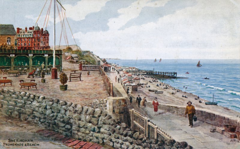 Sheringham, Promenade és Beach alkotó: Alfred Robert Quinton