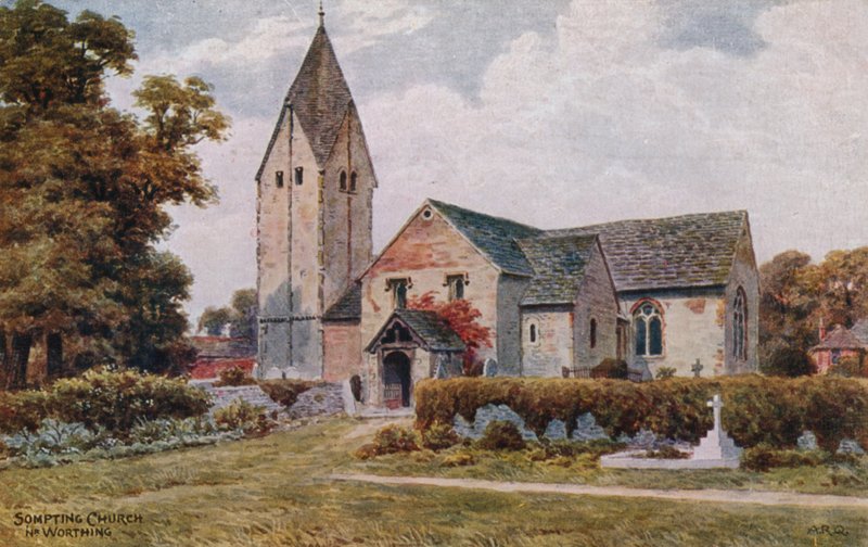 Sompting templom Worthing közelében alkotó: Alfred Robert Quinton