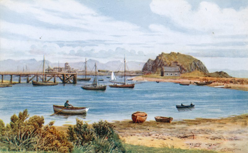 A Gimlet-szikla, Pwllheli alkotó: Alfred Robert Quinton