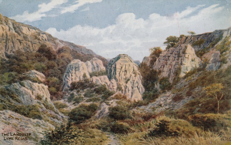 The Landslip, Lyme Regis alkotó: Alfred Robert Quinton