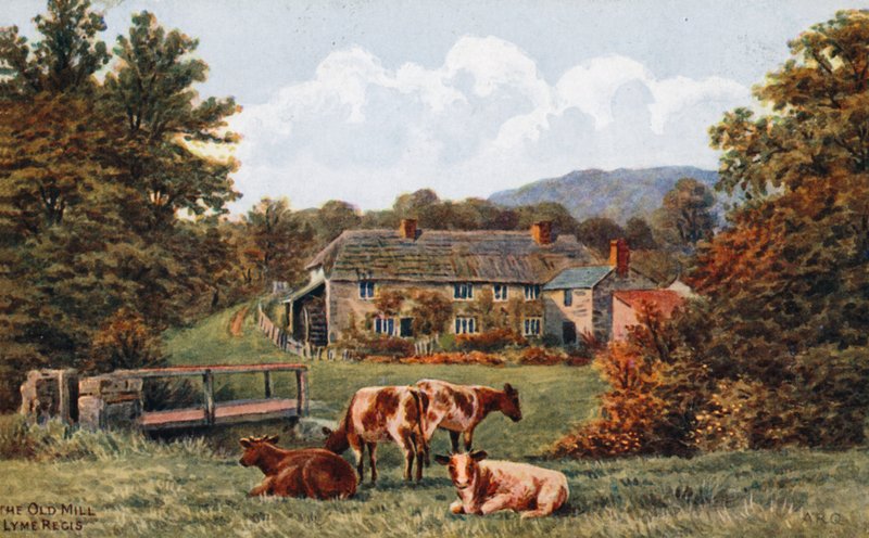 A régi malom, Lyme Regis alkotó: Alfred Robert Quinton
