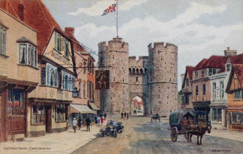 The West Gate, Canterbury alkotó: Alfred Robert Quinton