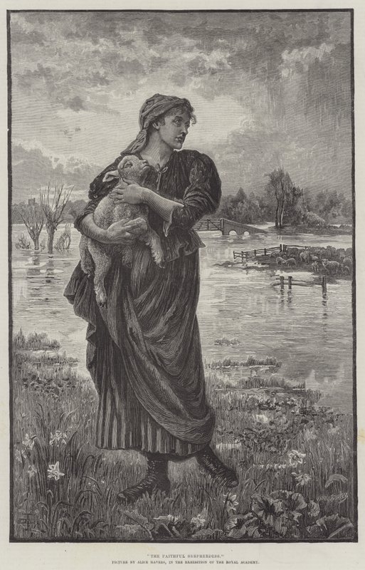 A hűséges pásztorlány alkotó: Alice Havers