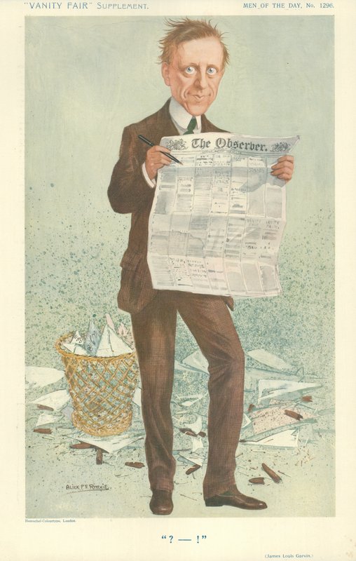 James Louis Garvin alkotó: Alick P. F. Ritchie