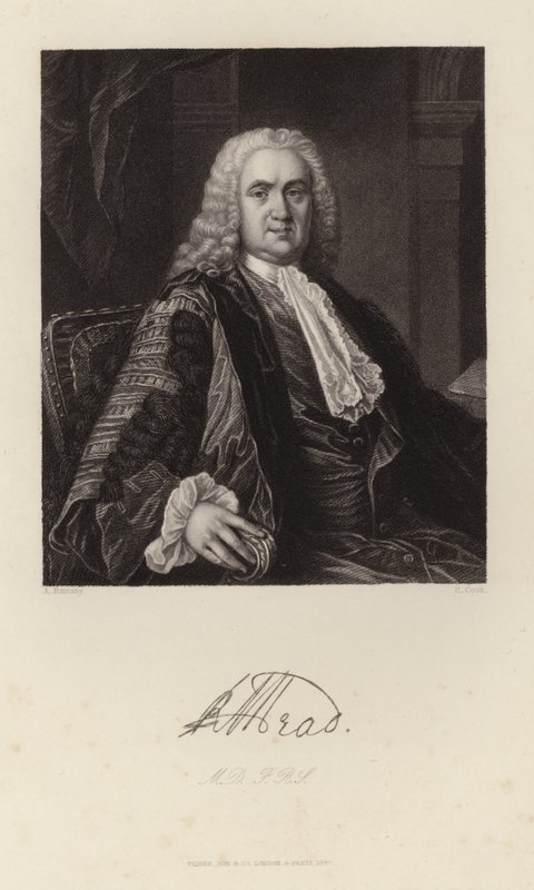 Richard Mead, 1847 alkotó: Allan Ramsay