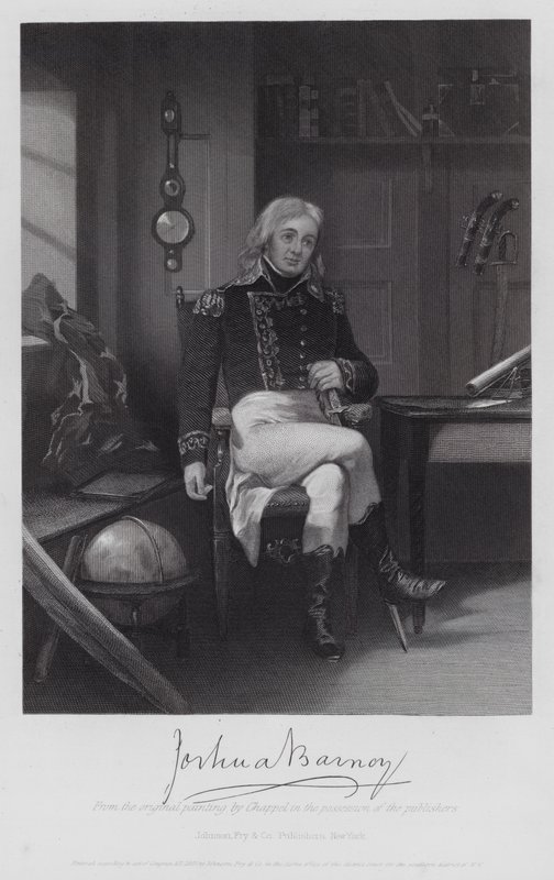 Joshua Barney (metszet) alkotó: Alonzo (after) Chappel