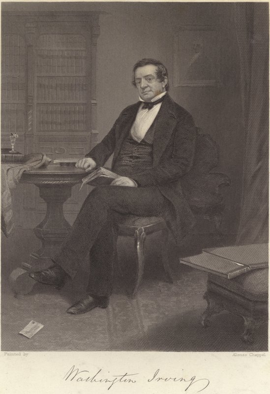 Washington Irving alkotó: Alonzo Chappel