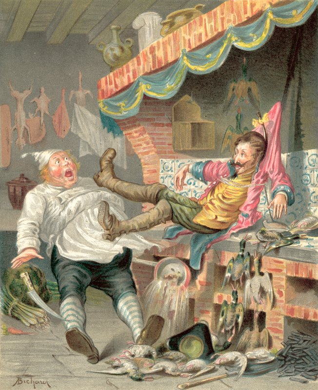 Münchausen báró kalandjai (chromolitho) alkotó: Alphonse Adolphe Bichard
