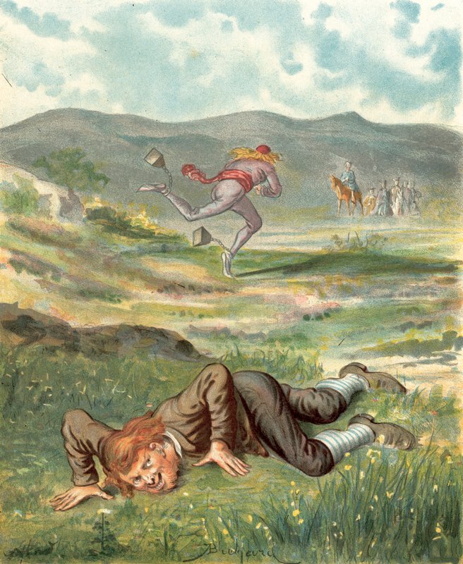 Münchausen báró kalandjai (chromolitho) alkotó: Alphonse Adolphe Bichard