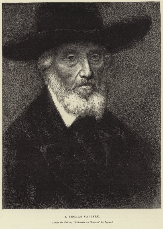 Thomas Carlyle portréja alkotó: Alphonse Legros
