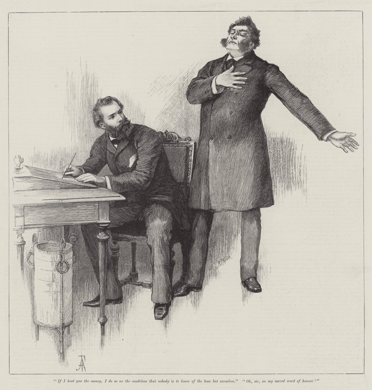 Vak szerelem, Wilkie Collins alkotó: Amedee Forestier