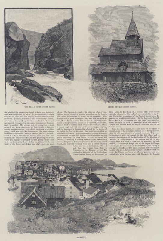 A napsugár Norvégiában, Lady Brassey alkotó: Amedee Forestier