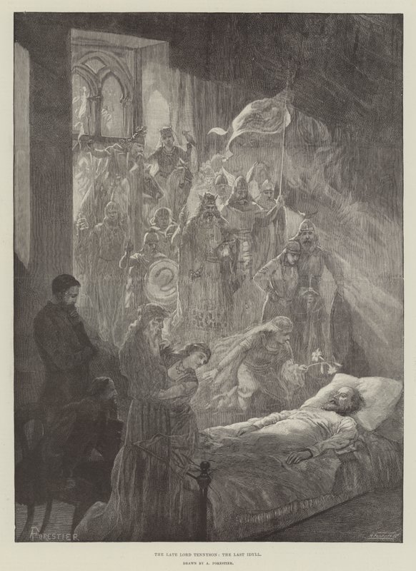 A néhai Lord Tennyson, az utolsó idill alkotó: Amedee Forestier