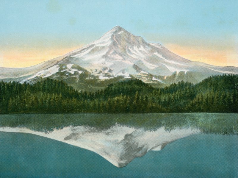 Mount Hood a Lost Lake-ből (fotó) alkotó: American Photographer (after)