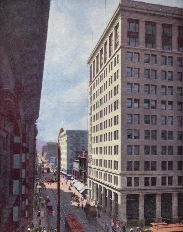 Oregon: Washington Street, Portland (fotó) alkotó: American Photographer (after)