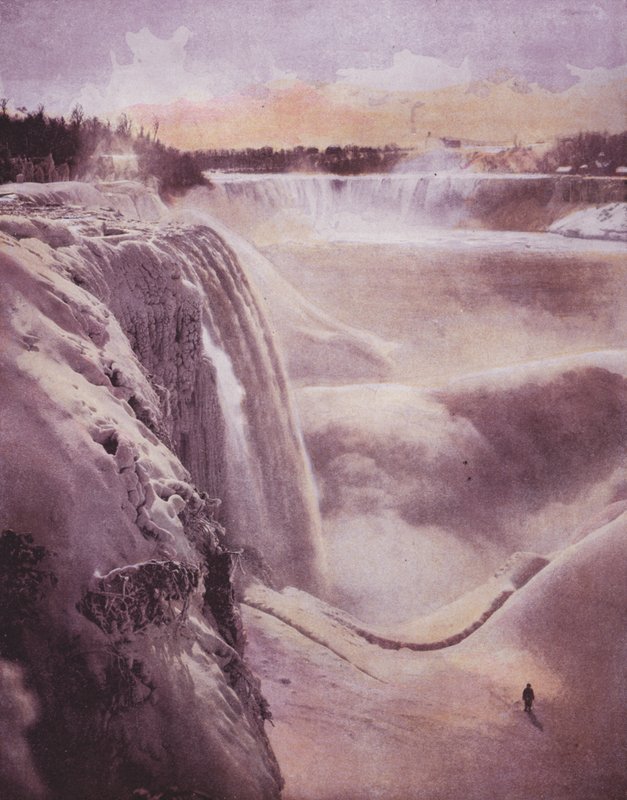 Tél a Niagarában (színes fotó) alkotó: American Photographer (after)