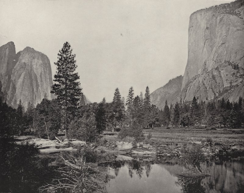 Yosemite Valley, Kalifornia (f/w fotó) alkotó: American Photographer (after)