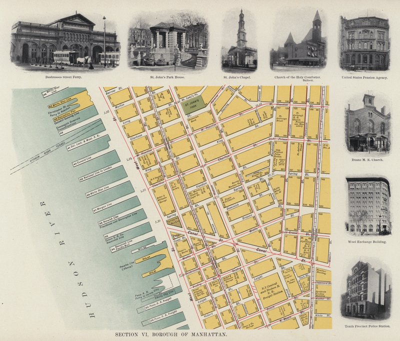 Borough of Manhattan (fekete-fehér fotó) alkotó: American Photographer