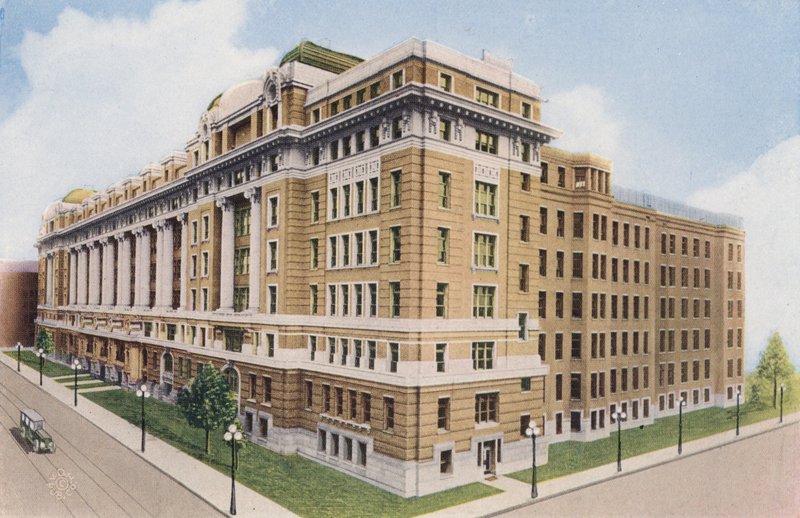 Chicago: Cook County Hospital, Chicago (színes fotó) alkotó: American Photographer