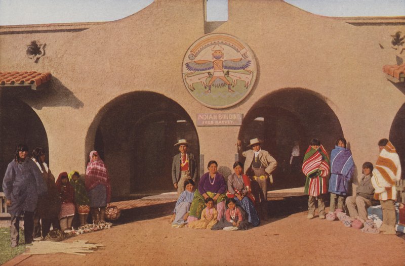 Indián épület, Albuquerque, Új-Mexikó (színes fénykép) alkotó: American Photographer