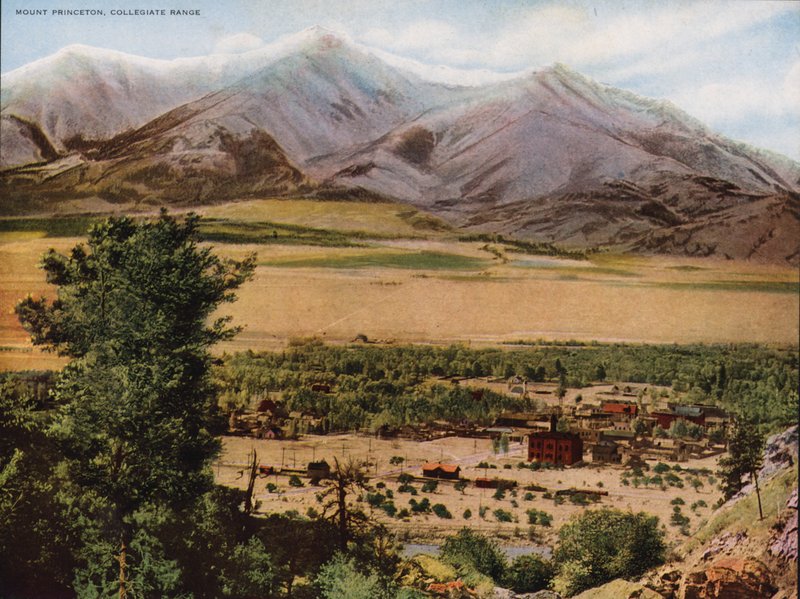 Mount Princeton, Collegiate Range (színes fotó) alkotó: American Photographer