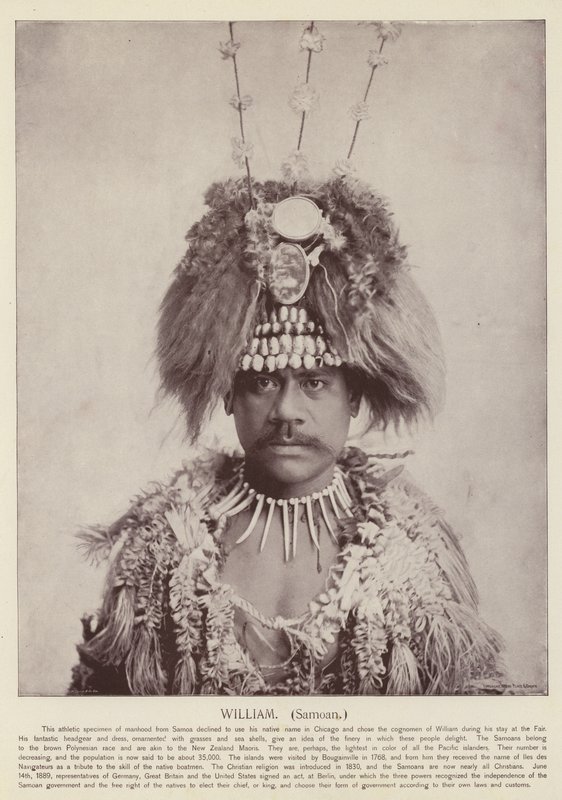Vilmos, szamoai alkotó: American Photographer