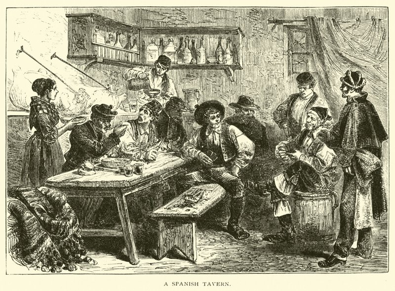 Egy spanyol taverna alkotó: American School