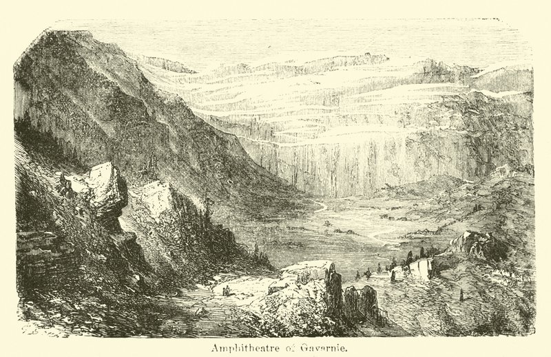 Gavarnie amfiteátruma alkotó: American School