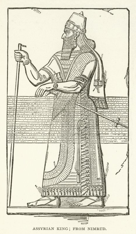 asszír király; Nimrudtól alkotó: American School