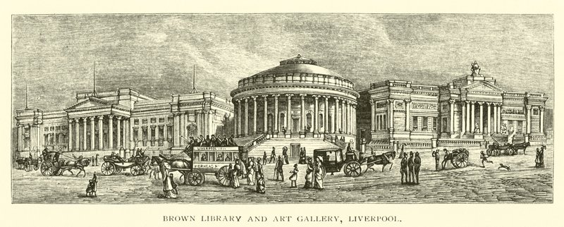 Brown Könyvtár és Művészeti Galéria, Liverpool alkotó: American School