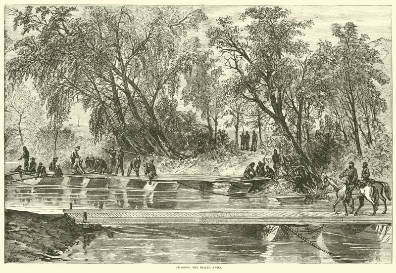 Átkelés az Északi Annán, 1864. máj alkotó: American School