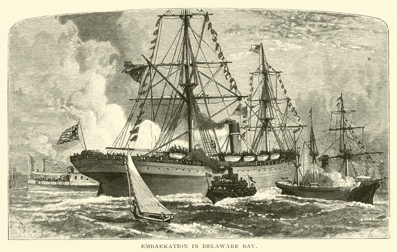 Beszállás a Delaware-öbölben alkotó: American School