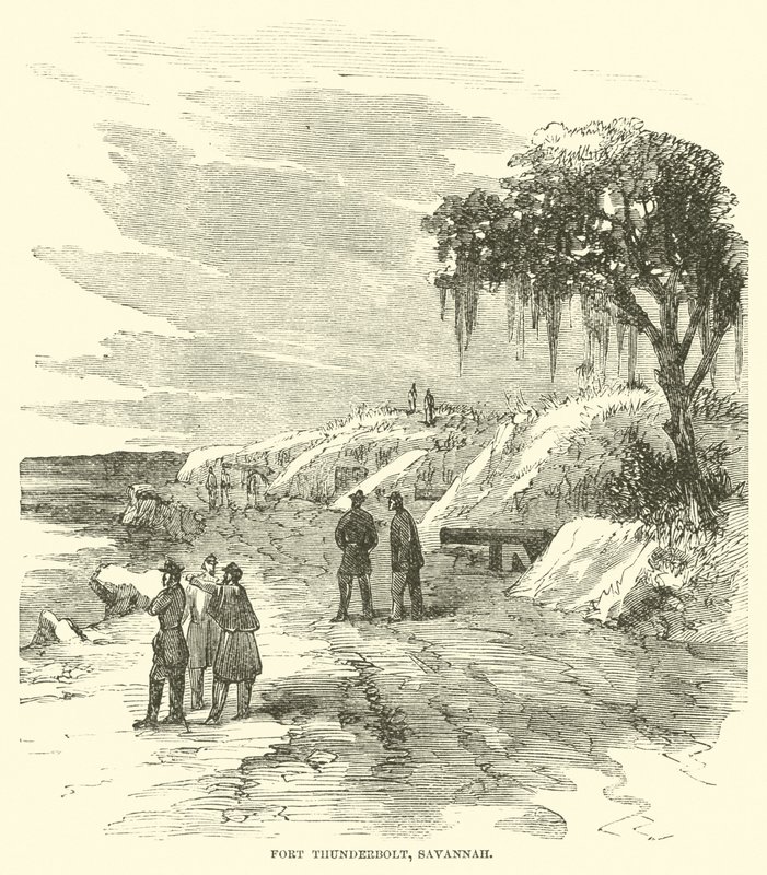 Fort Thunderbolt, Savannah, 1864. december alkotó: American School
