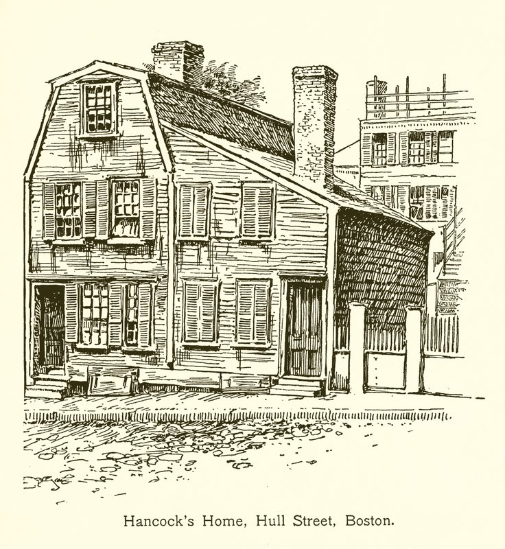 Hancocks Home, Hull Street, Boston alkotó: American School