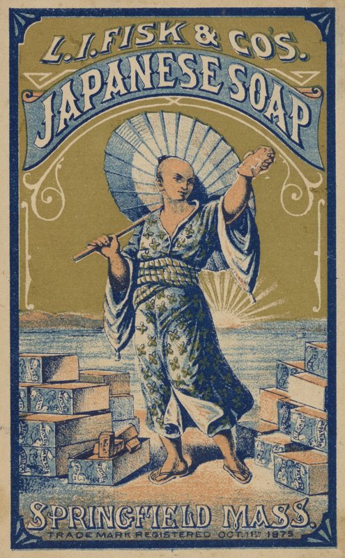 Japán Férfi Szappannal pózol alkotó: American School