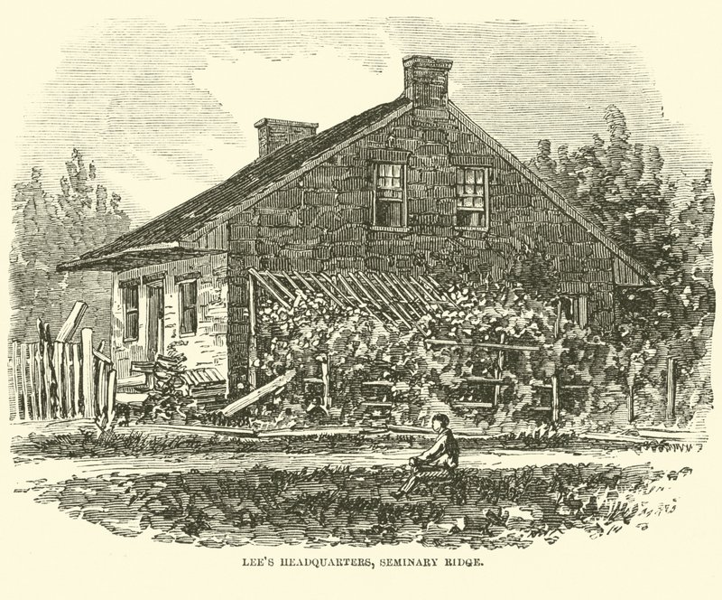 Lees főhadiszállása, Seminary Ridge, 1863. július alkotó: American School