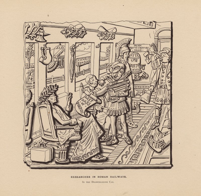 Római vasúti kutatások (litho) alkotó: American School
