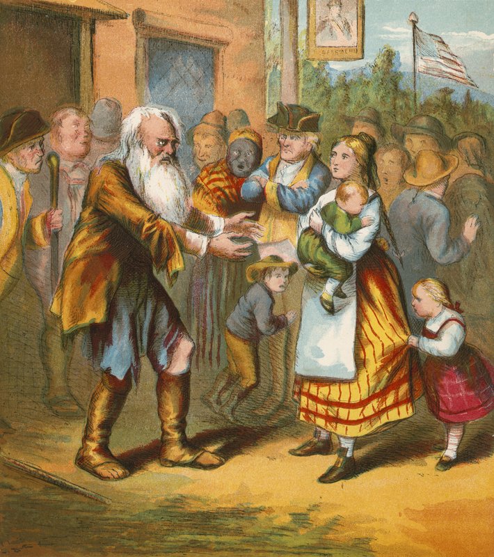 Rip Van Winkle alkotó: American School