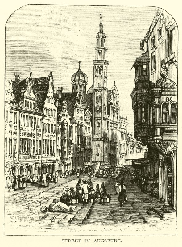 Augsburg utca alkotó: American School