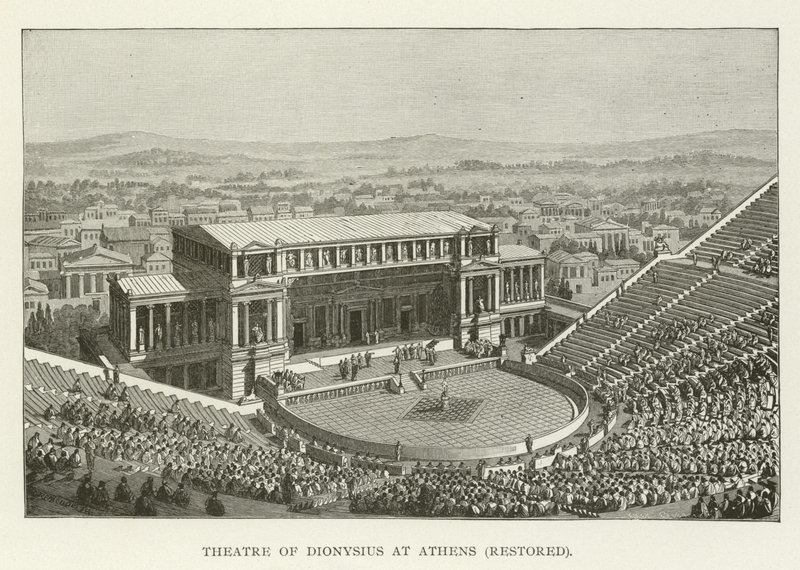 Az athéni Dionysius Színház felújítva alkotó: American School