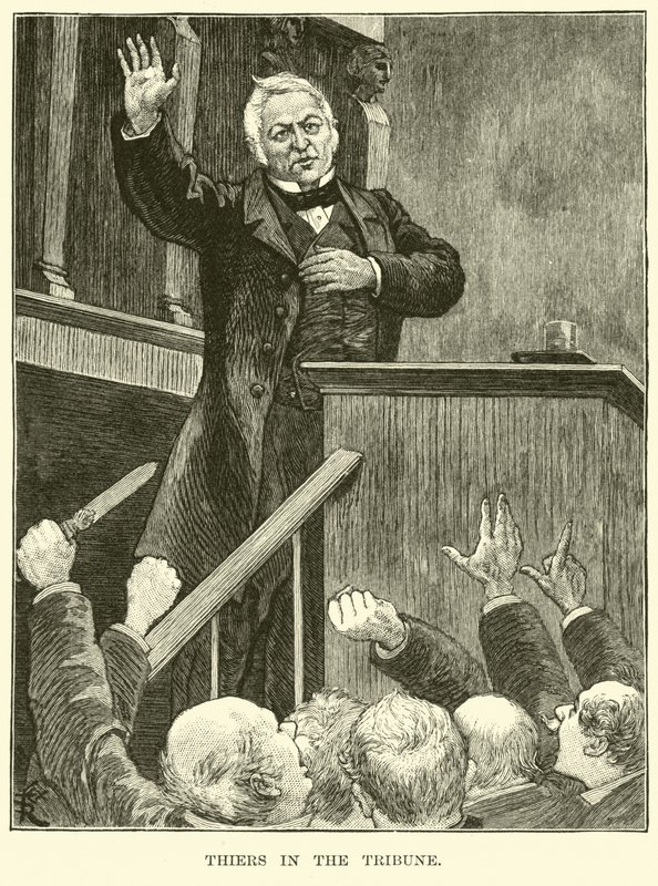 Thiers a Tribune-ban alkotó: American School