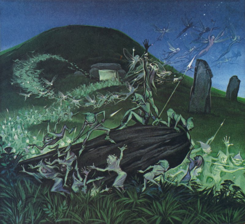 The Little People (színes litográfia) alkotó: Angus McBride
