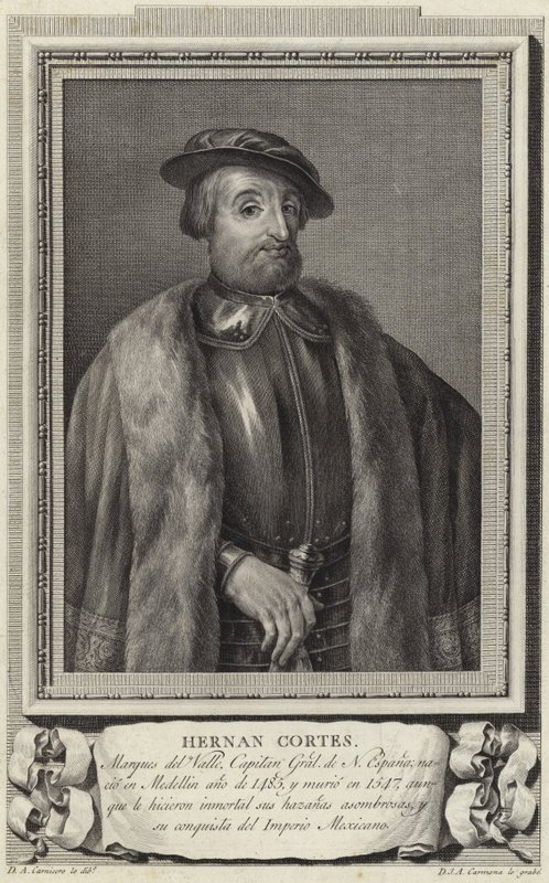 Hernan Cortez alkotó: Antonio Carnicero