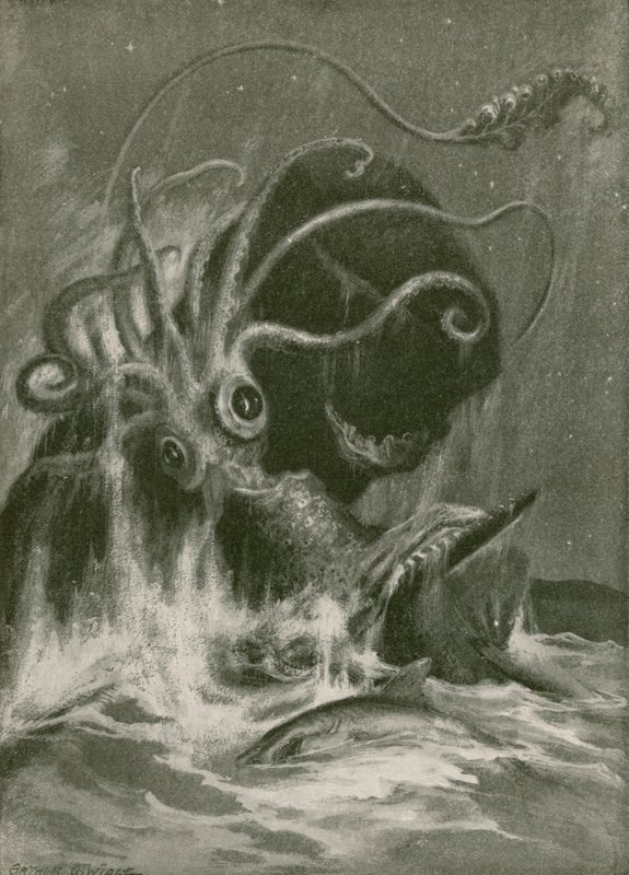 Kraken versus sperma bálna alkotó: Arthur Twidle