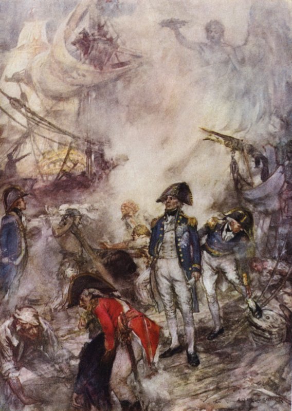 Nelson a Trafalgarban alkotó: Arthur David McCormick