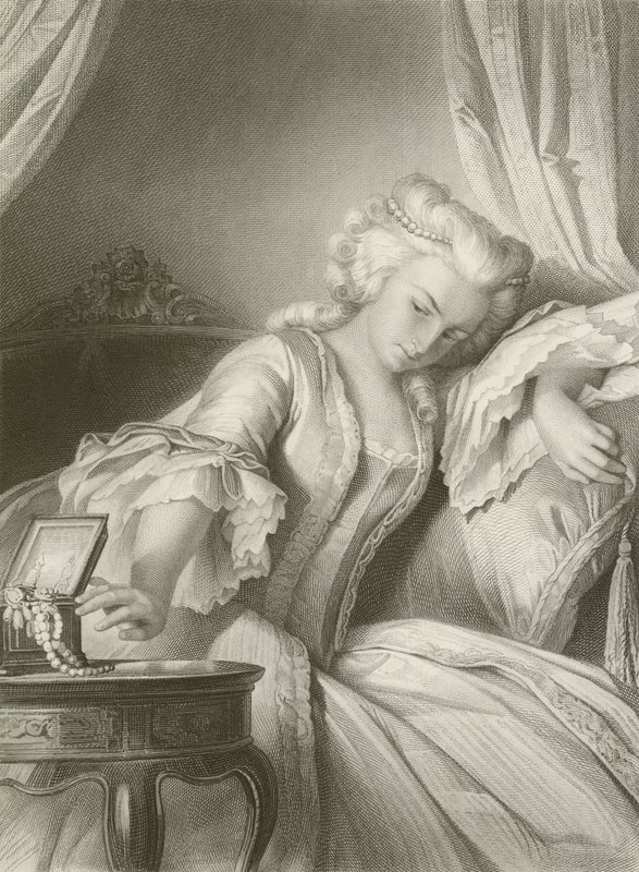 Lady Milford alkotó: Arthur Georg von Ramberg
