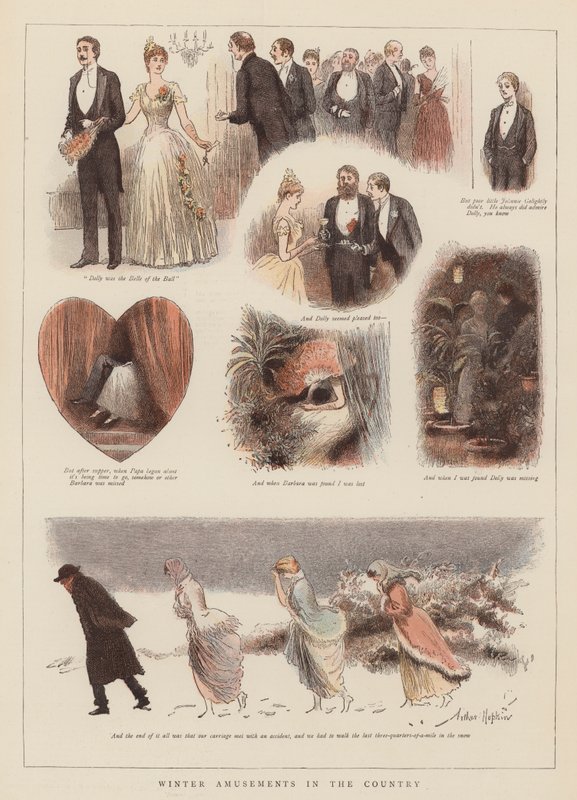 Mrs Golightly tánca (chromolitho) alkotó: Arthur Hopkins