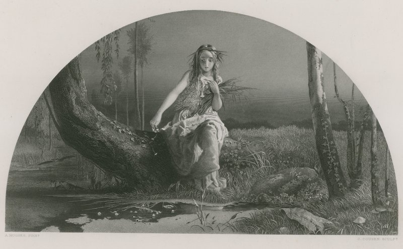 Ophelia, Hamlet alkotó: Arthur Hughes
