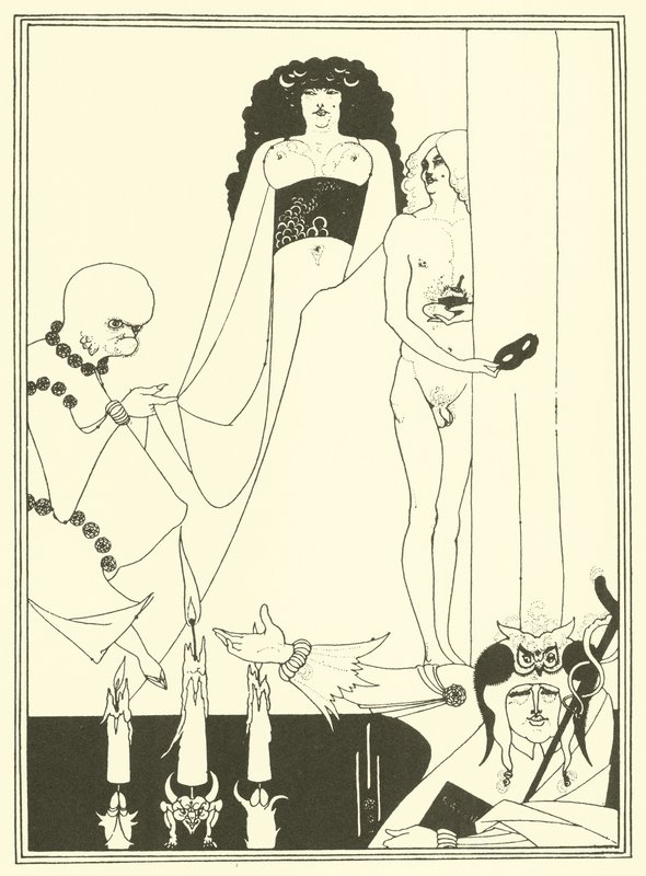 Herodias (litográfia) alkotó: Aubrey (after) Beardsley