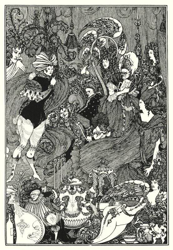A lép barlangja (metszet) alkotó: Aubrey (after) Beardsley